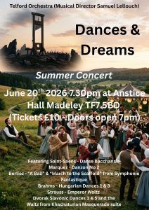 Telford Orchestra - Dances & Dreams Summer Concert