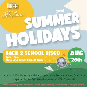 Summer Holidays - Back 2 School Disco!